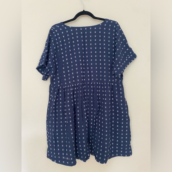 Madewell v-neck Dolman Sleeve Mini Dress size XL - Picture 5 of 6